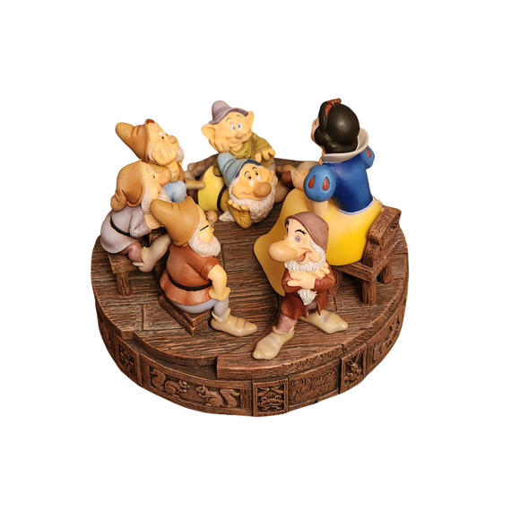 Disney Markrita Snow White Seven Dwarfs Decor Trinket Box Apple Pin Jewelry Box - Picture 12 of 16